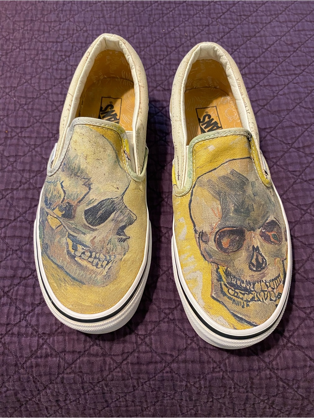 Limited edition Van Gogh “skulls” size 8.5 women’s